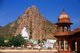 India: The Bala Qila (Alwar Fort) looms above the Palace Complex, Alwar, Rajasthan